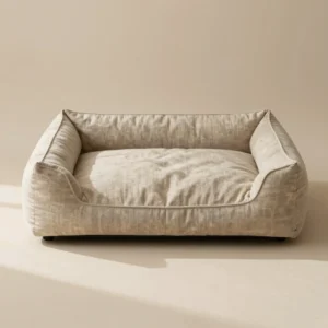 Linen Memory Foam Pet Lounger